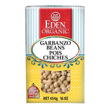 Organic Garbanzo Beans Chickpeas 454 Grams by Eden Foods