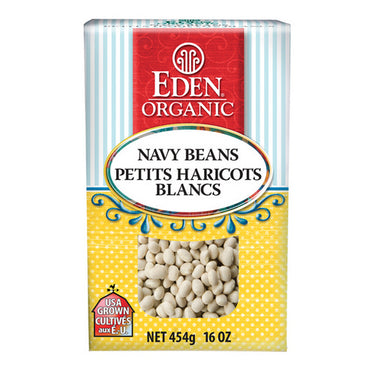 Organic Navy Beans 454 Grams by Inari