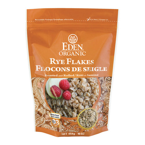 Organic Rye Flakes 454 Grams by Eden