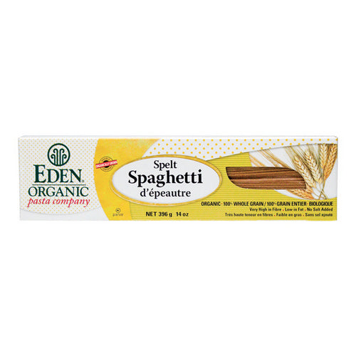 Organic Spelt Spaghetti 396 Grams by Eden