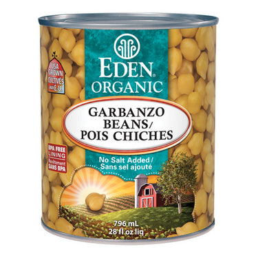 Organic Garbanzo Beans Chickpeas 796 mL by Eden Foods