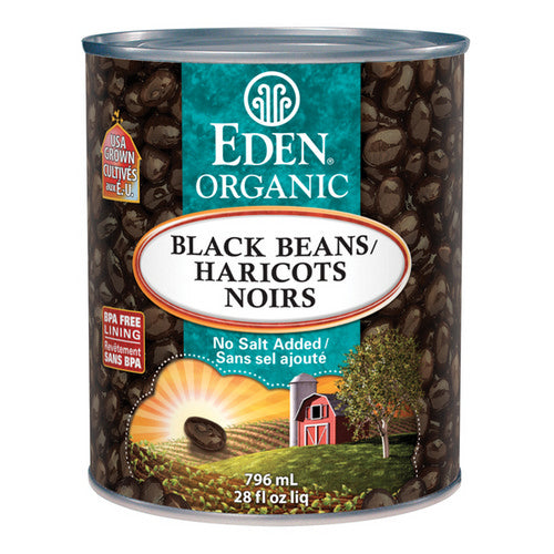 Organic Black Beans 796 mL by Eden