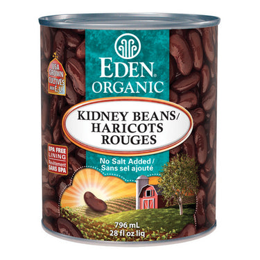 Organic Kidney Dark Red Beans 796 mL by Eden Foods