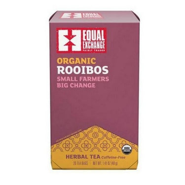 Organic Rooibos Herbal Tea Caffeine Free 20 Bags by Equal Exchange