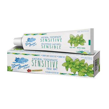 Natural Toothpaste Sensitive Teeth 75 mL by Green Beaver