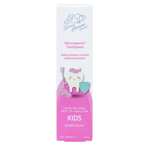 Kids Toothpaste Bubble Gum 100 Grams by Green Beaver
