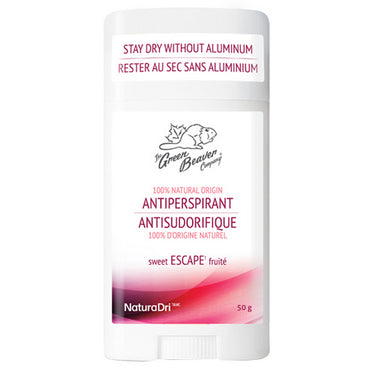 Green Beaver, Antiperspirant Fruity Escape, 50 Grams