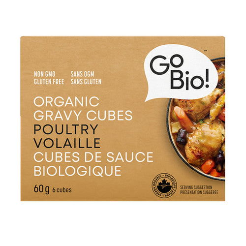 Organic Gravy Cubes Poultry 60 Grams by GoBio!