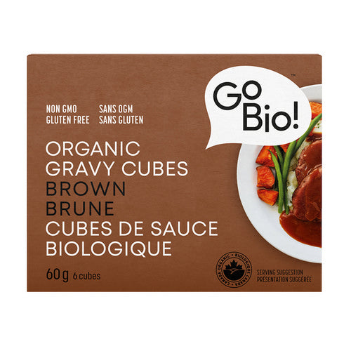 Organic Gravy Cubes Brown 60 Grams by GoBio!