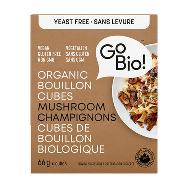 Organic Bouillon Cubes Mushroom 66 Grams by GoBio!