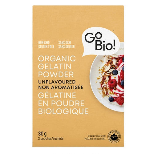Organic Gelatine Powder 30 Grams by GoBio!