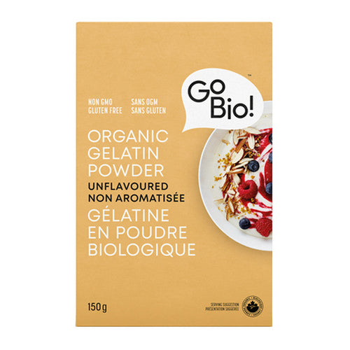 Organic Gelatine Powder 150 Grams by GoBio!