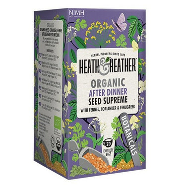 Organic After Dinner Seed Supreme 20 Bags by Heath & Heather