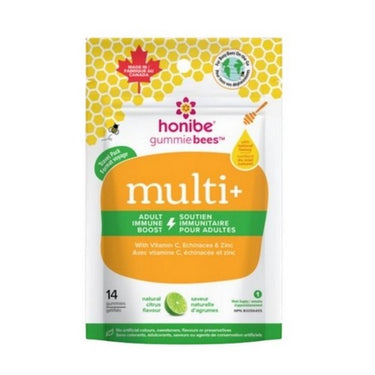 Multi+ Adult Immune Boost Citrus 14 Count by Honibe