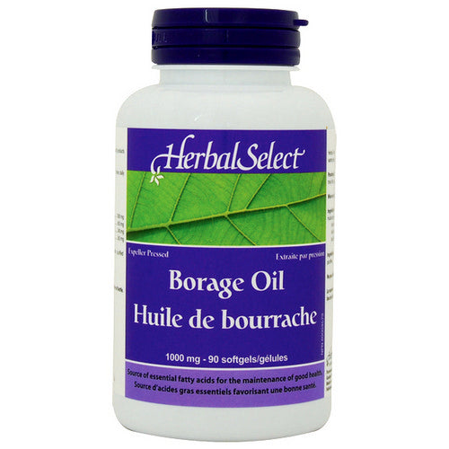 Borage Oil 90 Softgels by Herbal Select