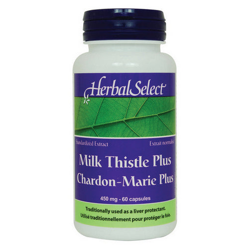 Milk Thistle Plus Extract 60 Capsules by Herbal Select