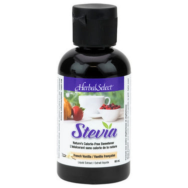 Stevia Extract Liquid French Vanilla 60 mL by Herbal Select