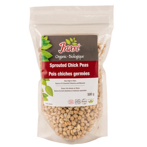 Organic Chick Peas Sprouted 500 Grams by Inari