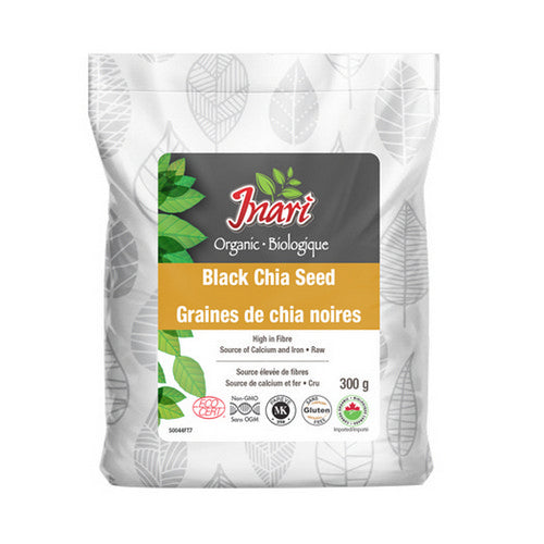 Organic Black Chia Seed 300 Grams by Inari