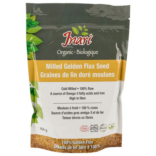 Organic Golden Flax 454 Grams by Inari