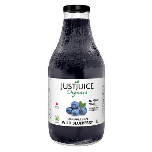 Organic Wild Blueberry Juice 1 Liter by Just Juice