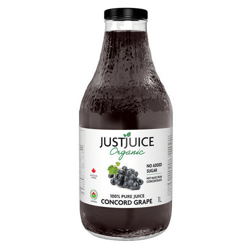 Organic Concord Grape Juice 1 Liter by Just Juice