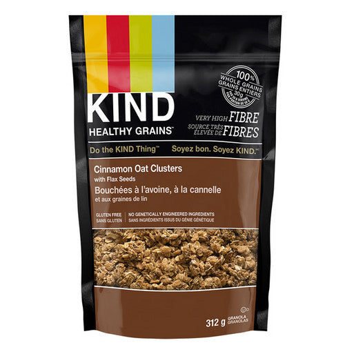 Cinnamon Oat Clusters with Flax Seeds 312 Grams by Kind