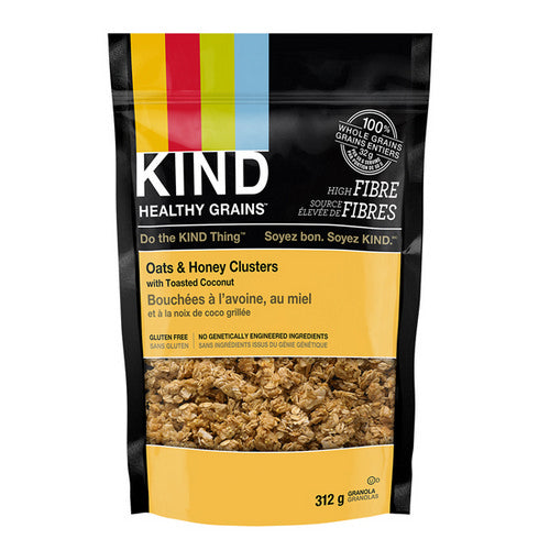 Oats & Honey Clusters with Toasted Coconut 312 Grams by Kind