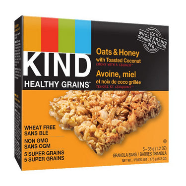 Oats & Honey with Toasted Coconut 175 Grams by Kind