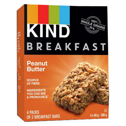 Peanut Butter Breakfast Bar 4 Packs by Kind
