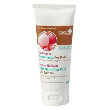 Newco Natural Technology, Bubblegum Toothpaste For Kids, 90 mL