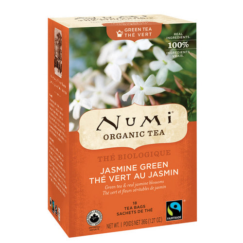 Organic Jasmine Green Tea 18 Count by Numi