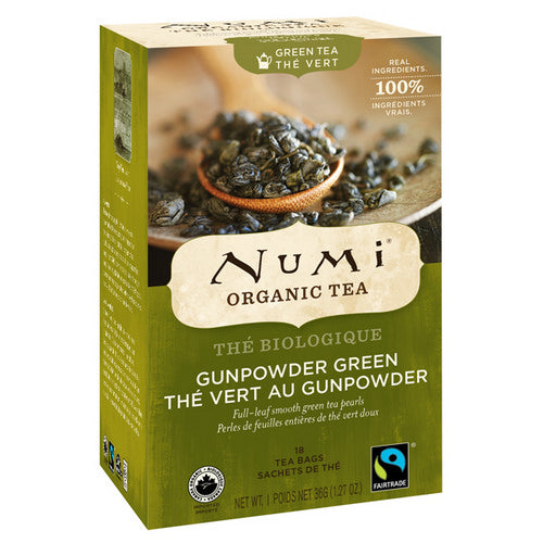 Organic Gunpowder Green Tea 18 Count by Numi