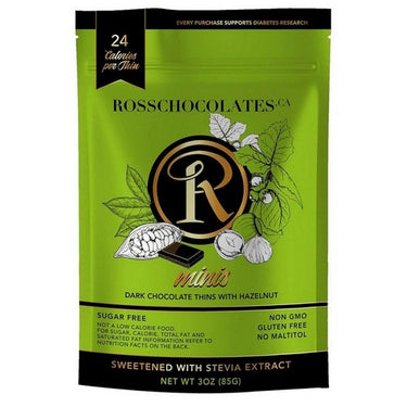 Dark Chocolate with Hazelnut Mini 85 Grams by Rosschocolate