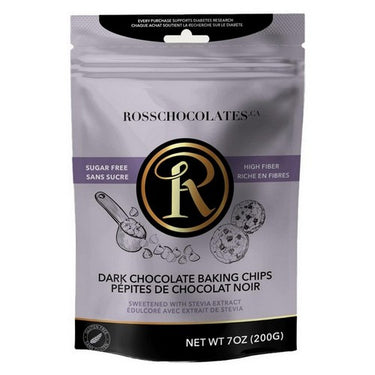 Dark Chocolate Baking Chips 200g 200 Grams by Rosschocolate