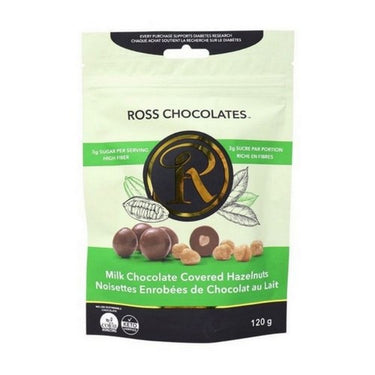 Milk Chocolate Covered Hazelnuts 120 Grams by Rosschocolate