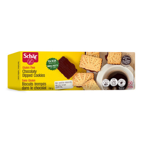 Chocolaty Dipped Cookies 150 Grams by Schar