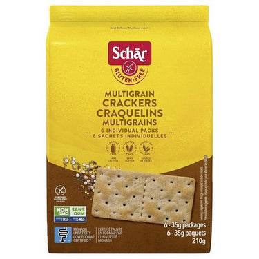 Multigrain Crackers 210 Grams by Schar