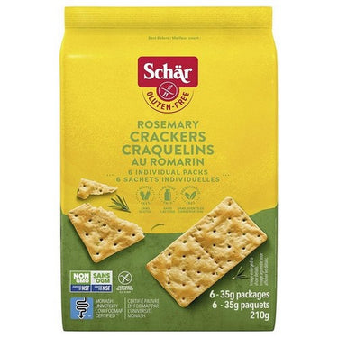 Rosemary Crackers 210 Grams by Schar