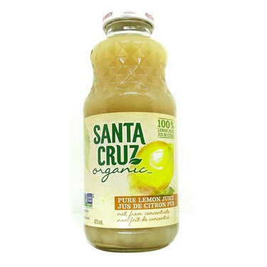 100% Pure Lemon Juice 473 mL by Santa Cruz