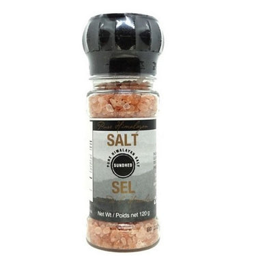 Himalayan Salt Coarse In Grinder 120 Grams by Sundhed