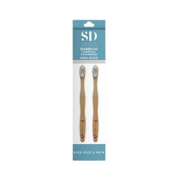 Kids Bamboo Toothbrush 2 Packets by Spa Dent Naturals