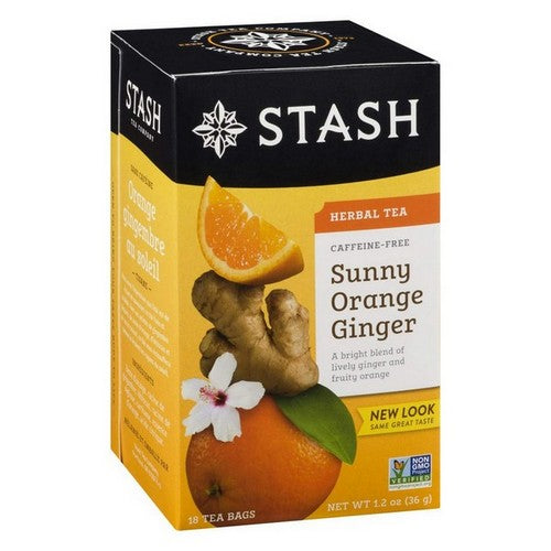 Sunny Orange Ginger Herbal Tea 18 Bags by Stash