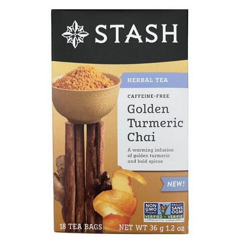 Golden Turmeric Chai Tea 18 Bags by Stash