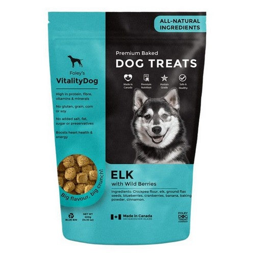 Elk with Wild Berries 400 Grams by Vitality Dog