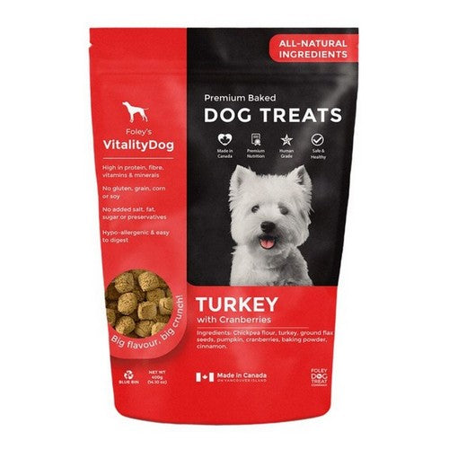 Turkey with Cranberry 400 Grams by Vitality Dog