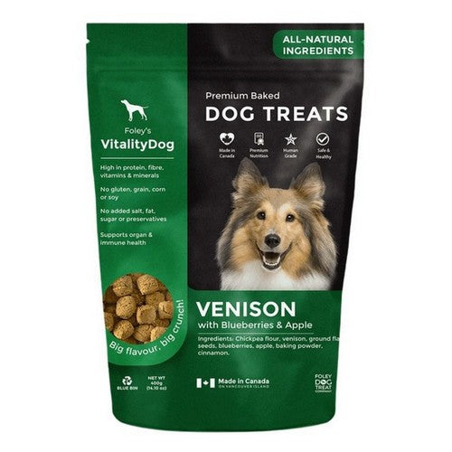 Venison with Blueberries and Apple 400 Grams by Vitality Dog