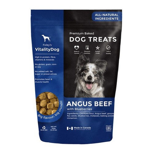 Angus Beef with Blueberries 400 Grams by Vitality Dog