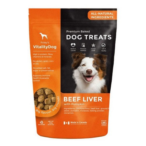 Beef Liver with Pumpkin 400 Grams by Vitality Dog