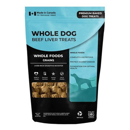 Whole Foods Grains Baked Dog Treats 380 Grams by Foley Dog Treat Company